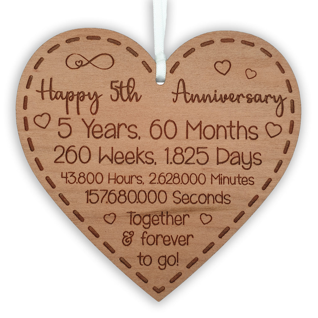 Happy Anniversary Gift Plaque / Sign